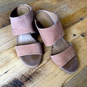 Franco Sarto - size 9.5 - women’s tan wedge